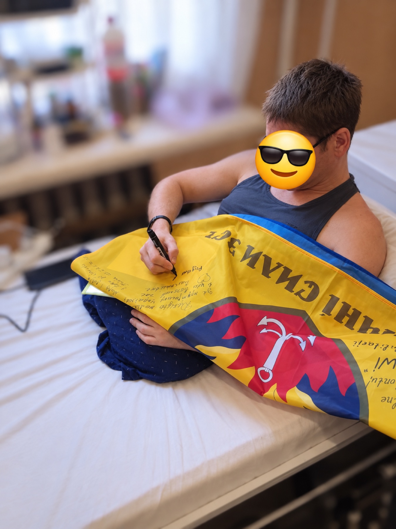 Поранений військовослужбовець під час лікування та реабілітації